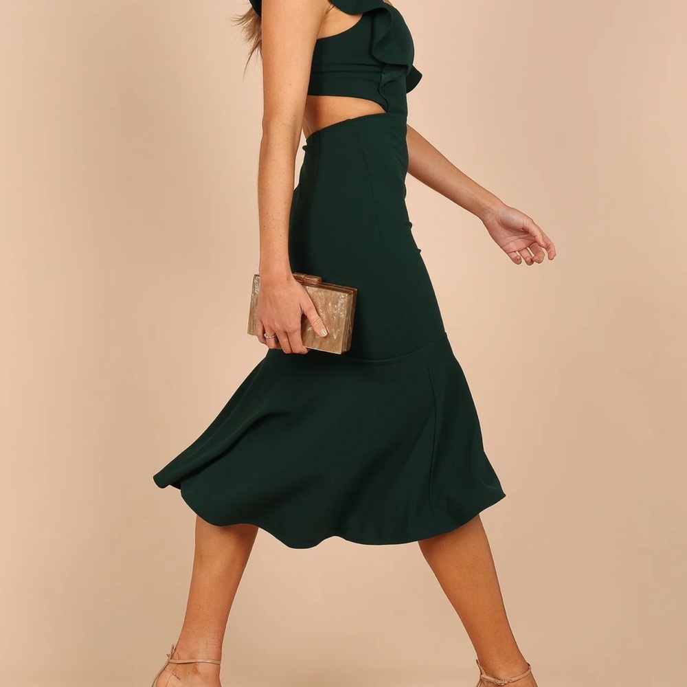 Petal & Pup High Lo Midi Black Dress - Picture 3 of 11